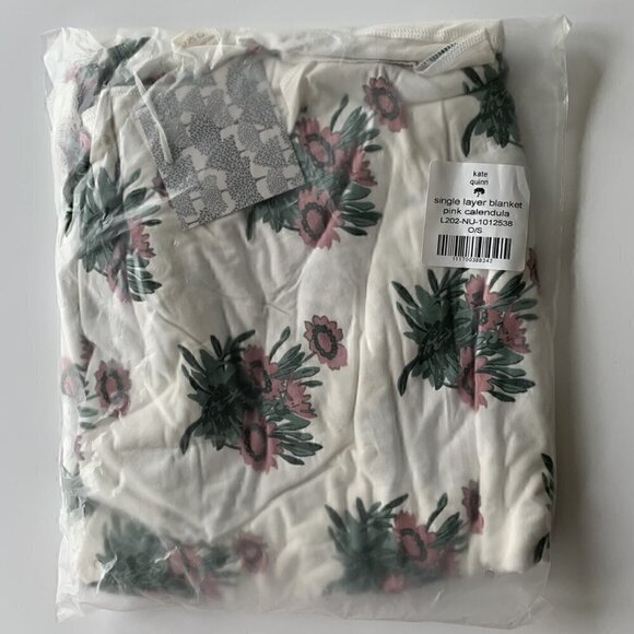 Kate Quinn Pink Calendula Bamboo Baby Swaddle - Picture 6 of 6